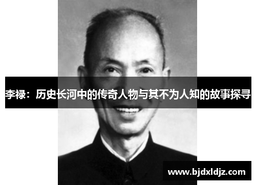 李禄：历史长河中的传奇人物与其不为人知的故事探寻